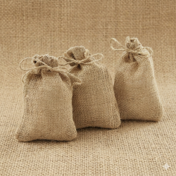 Jute zakken 10 cm x 15 cm